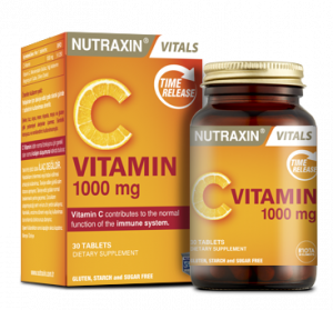 VITAMINI C 1000 mg 30 tablets "NUTRAXIN"