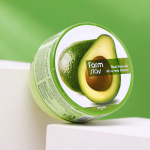 FarmStay Крем антивозрастной питательный с экстрактом авокадо Face&Body Real Avocado All-In-One Cream,300 мл