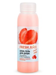 FRESH JUICE КРЕМ-ГЕЛЬ для душа клубника и восковица 300ml