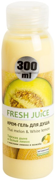 FRESH JOICE крем-гель для душа тайская дыня и белый лимон 300ml