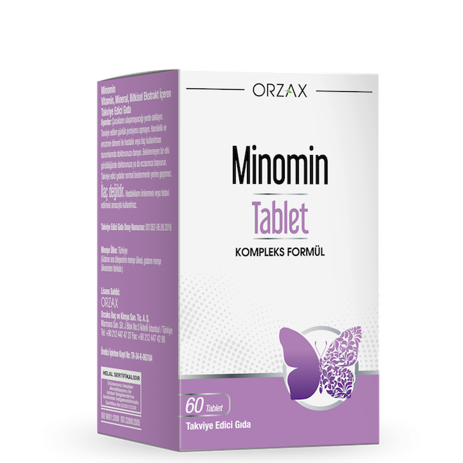ORZAX Minomin complex formula 60 tab