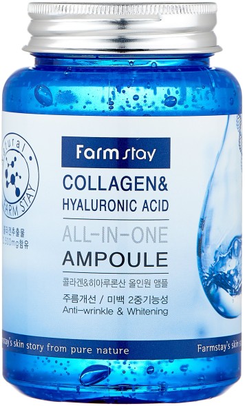 Сыворотка Farm stay   COLLAGEN &amp; HYALURONIC ACID