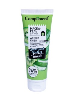 Compliment маска-гель для лица алоэ и киви130мл
