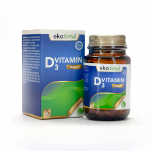 Ekotime/ Vitamin D3 2000mg/ Витамин Д3 2000мг 60таб