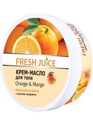 Fresh juice крем-масло для тела апельсин и манго 225гр