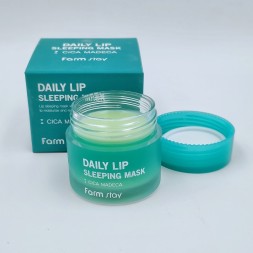 Farm stay daily lip sleeping mask cica madeca ночная маска для губ