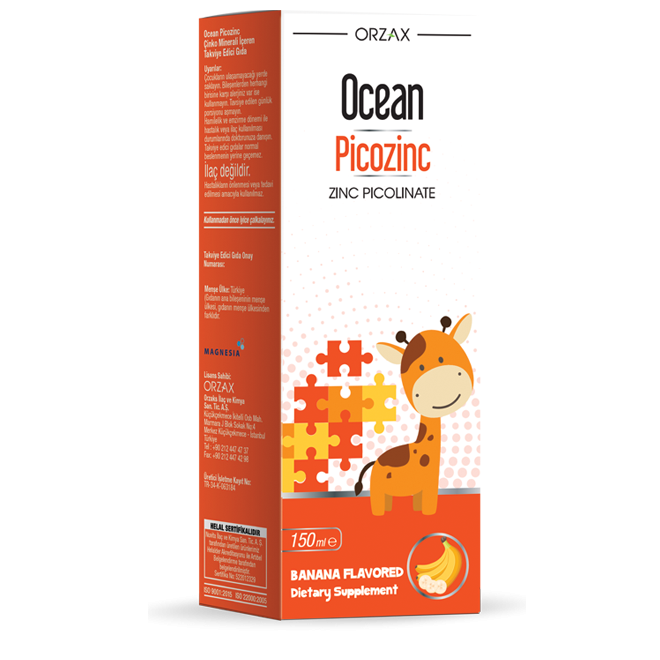 Ocean Picozinc цинк пиколинат сироп 150 ml ORZAX