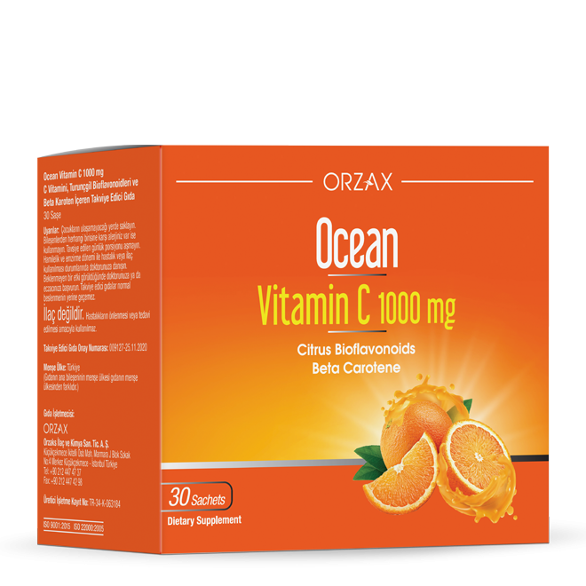 Ocean Vitamin C 1000 mg 30 sachets ORZAX