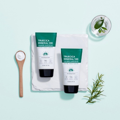 Some By Mi Truecica mineral 100 солнцезащитный крем