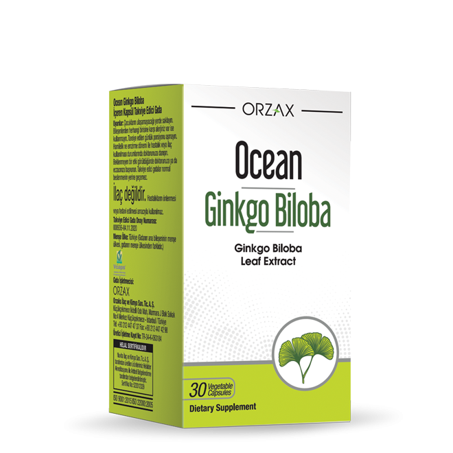 Ocean Ginkgo Biloba 30 kapsul ORZAX