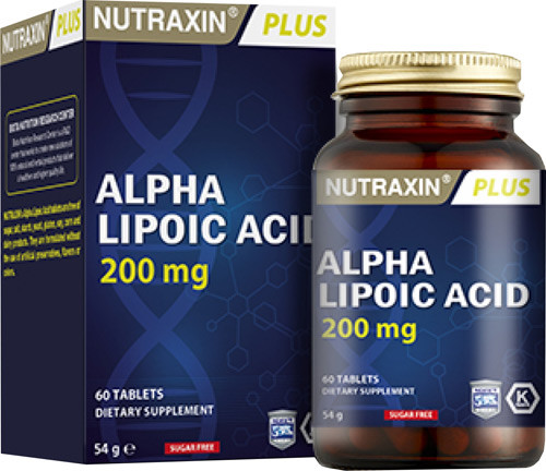 ALPHA LIPOIC ACID 200mg 60 tablet "NUTRAXIN"