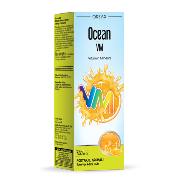 ORZAX Ocean VM Vitamin Mineral 150ml