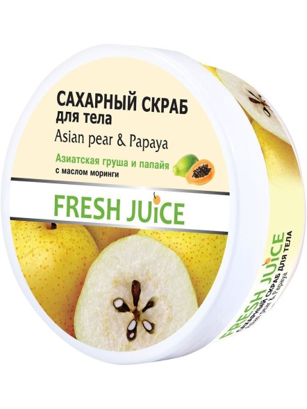 Fresh juice сахарный скраб для тела азиатская груша 225гр