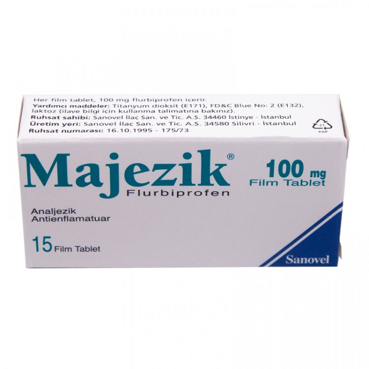 Majezik 100 mg - 15 tab