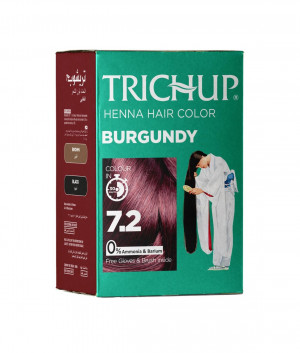 TRICHUP/ Хна для волос бургунди 6 пачек по 10гр