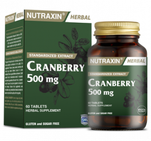 NUTRAXIN/ Cranberry 500 mg 60 tab/ природный антиоксидант ( экстракт клюквы)