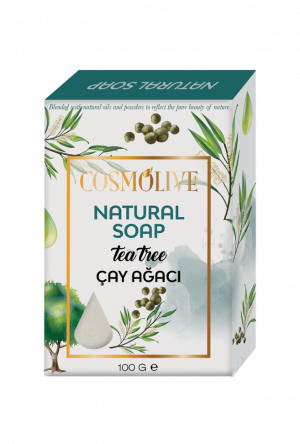 Сosmolive/ TEA TREE натуральное мыло с маслом чайного дерева 100 гр