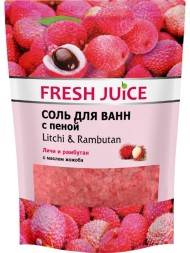 Fresh juice соль для ванн личи и рамбутан 500гр