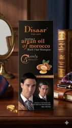 Disaar argan oil of morocco Black шампунь 400ml