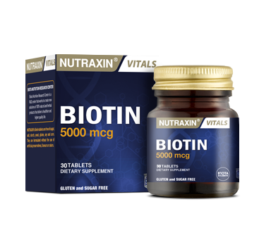 Nutraxin vitals Biotin 5000mcg
