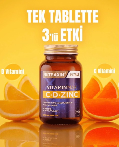 Nutraxin Vitamin Max C. D. Cinko 60tab