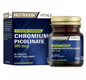 Nutraxin vitals Chromium picolinate 200mcg