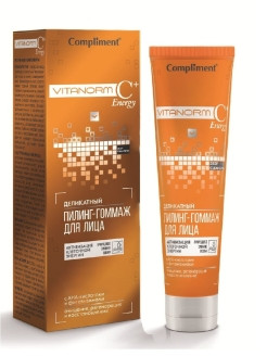 Compliment/ VITANORM C+Energy Деликатный пилинг-гоммаж для лица, 80 мл