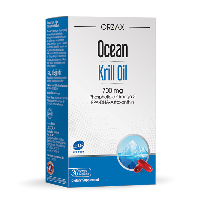 ORZAX Ocean Krill oil 700 mg 30кап
