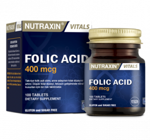 Nutraxin vitals Folic Acid 400mcg