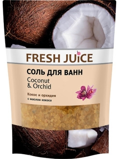 Fresh Juice соль для ванны кокос и орхидея 500гр