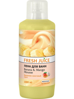 Fresh juice/ Пена для ванн бананово-манговый мусс 1литр