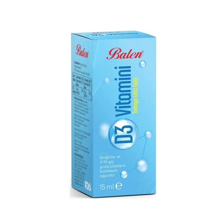 Витамин D3 15мл детские капли "Balen"