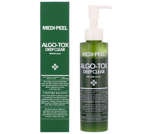 MEDI-PEEL/ Algo-Tox/ Deep Clear/ Очищающая пенка для умывания/ Гель для глубокого очищения лица