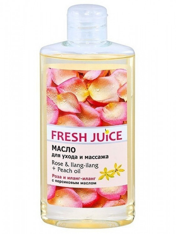 Fresh Juice масло для ухода и массажа роза и иланг-илан 150мл