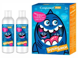 Compliment kids БукиБяки (шампунь д/волос 250 мл + гель д/душа 250 мл+ тату)