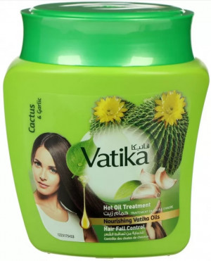 Vatika/ Маска для волос GARLIC CACTUS COCONUT/ Контроль выпадения волос чеснок, кактус, кокос 500г