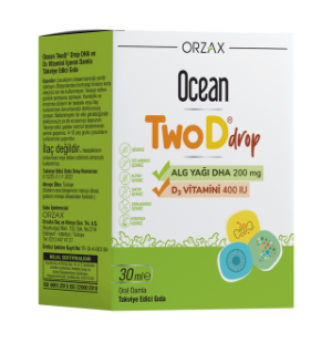 ORZAX Ocean TwoDrop масло водорослей и витамин Д3 для детей