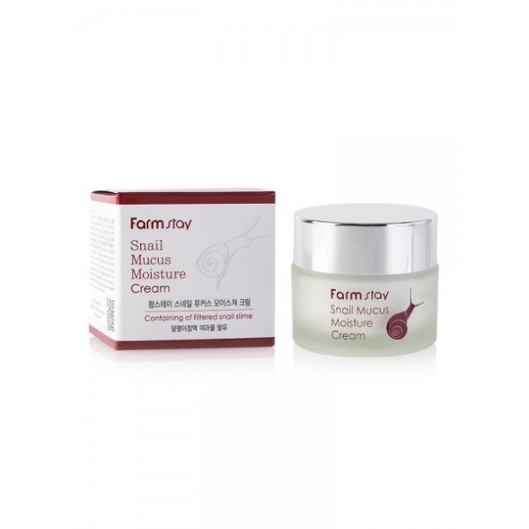 Farmstay snail mucus moisture крем для лица с улиткой