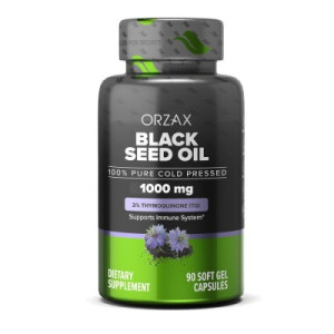 ORZAX Ocean Black Seed Oil Масло черного тмина в капсулах 90 капсул