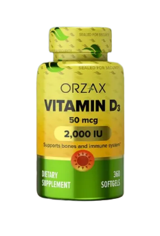 ORZAX Ocean Vitamin d3 2000IU 360cap