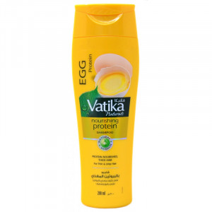 Vatika/ Egg Protein/ Шампунь с яичным белком для поврежденных и ослабленных волос 200мл