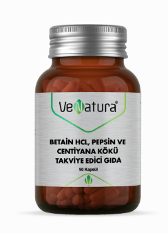 VeNatura Betain HCL, Pepsin ve Centiyana Kökü/ бетаин гидрохлорид, пепсин и корень горечавки