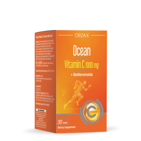 ORZAX Ocean Vitamin C 1000mg 30 tablets