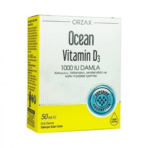 Ocean  Vitamin D3 1000 IU 50ml "ORZAX" капли