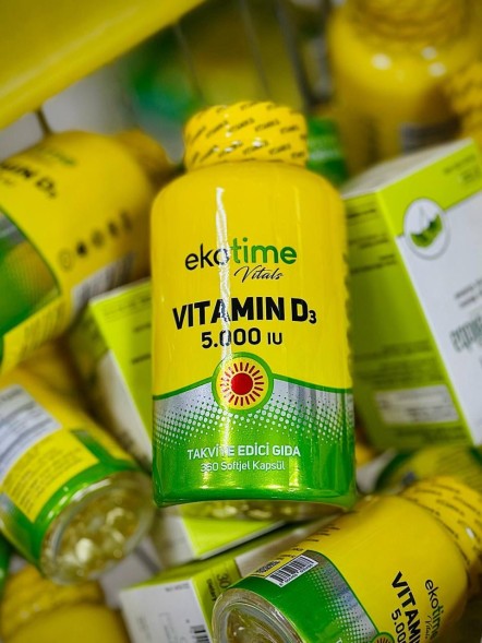 Ekotime Vitamin D3 5000iu 360soft