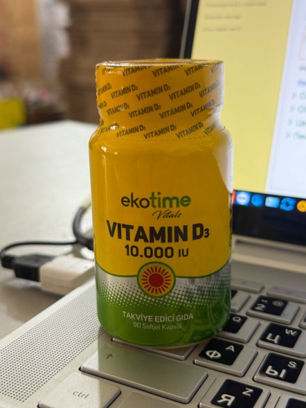 Ekotime Vitamin D3 5000iu 360soft