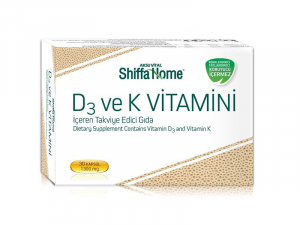 VITAMIN D3 and Vitamin K  "Shiffa Home"