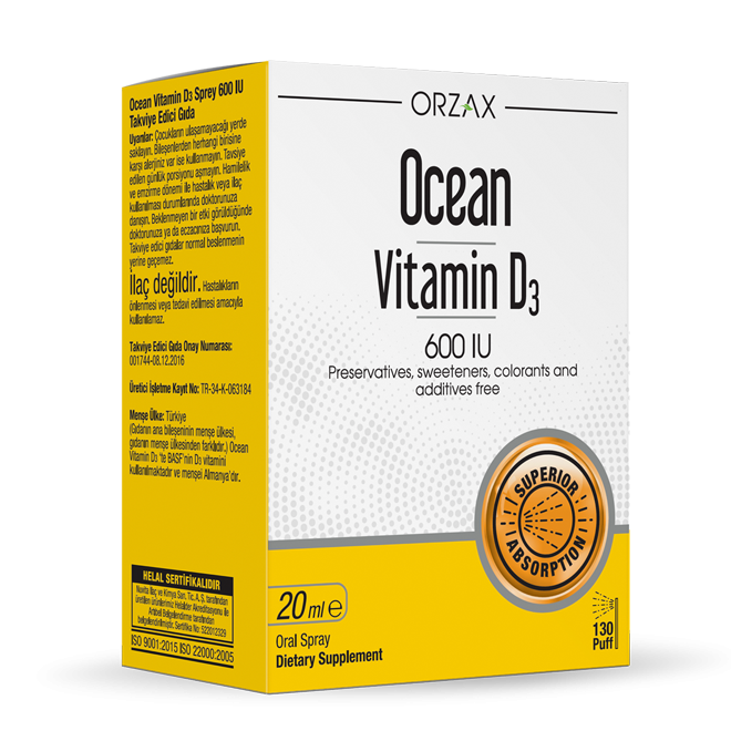 Ocean Vitamin D3  600 IU 20 ml  спрей