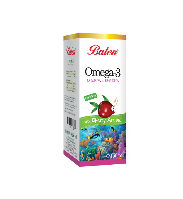 Омега-3 сироп  "Balen" со вкусом яблока