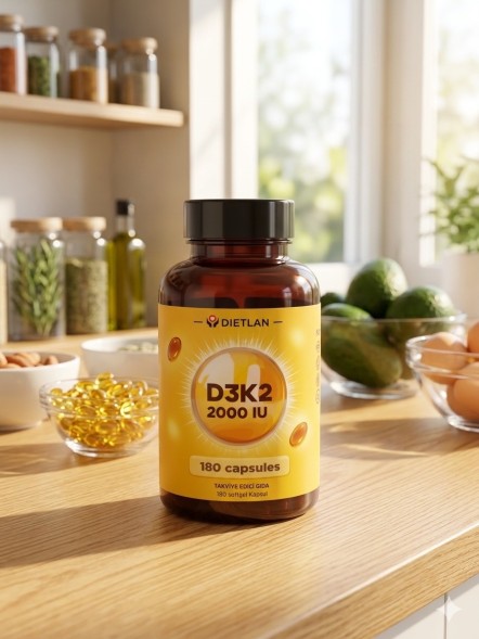 DIETLAN D3K2 2000IU 180cap